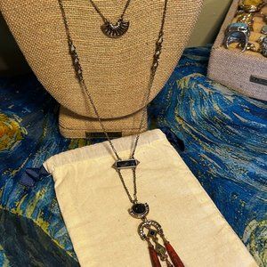 Chloe + Isabel Sunlit Savanna Two Row Convertible Necklace